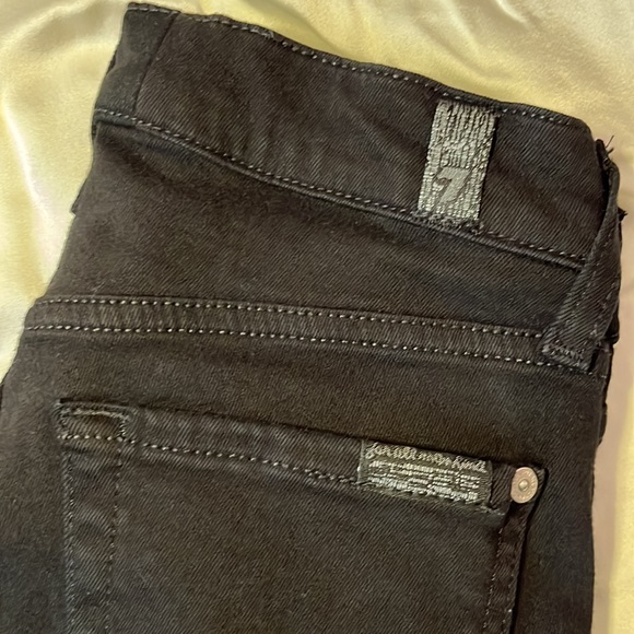 Black Seven for all Mankind Skinny Jegging size 23 - Picture 3 of 6